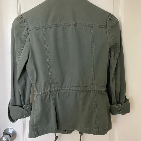 Utility olive green jacket XS - Picture 8 of 11